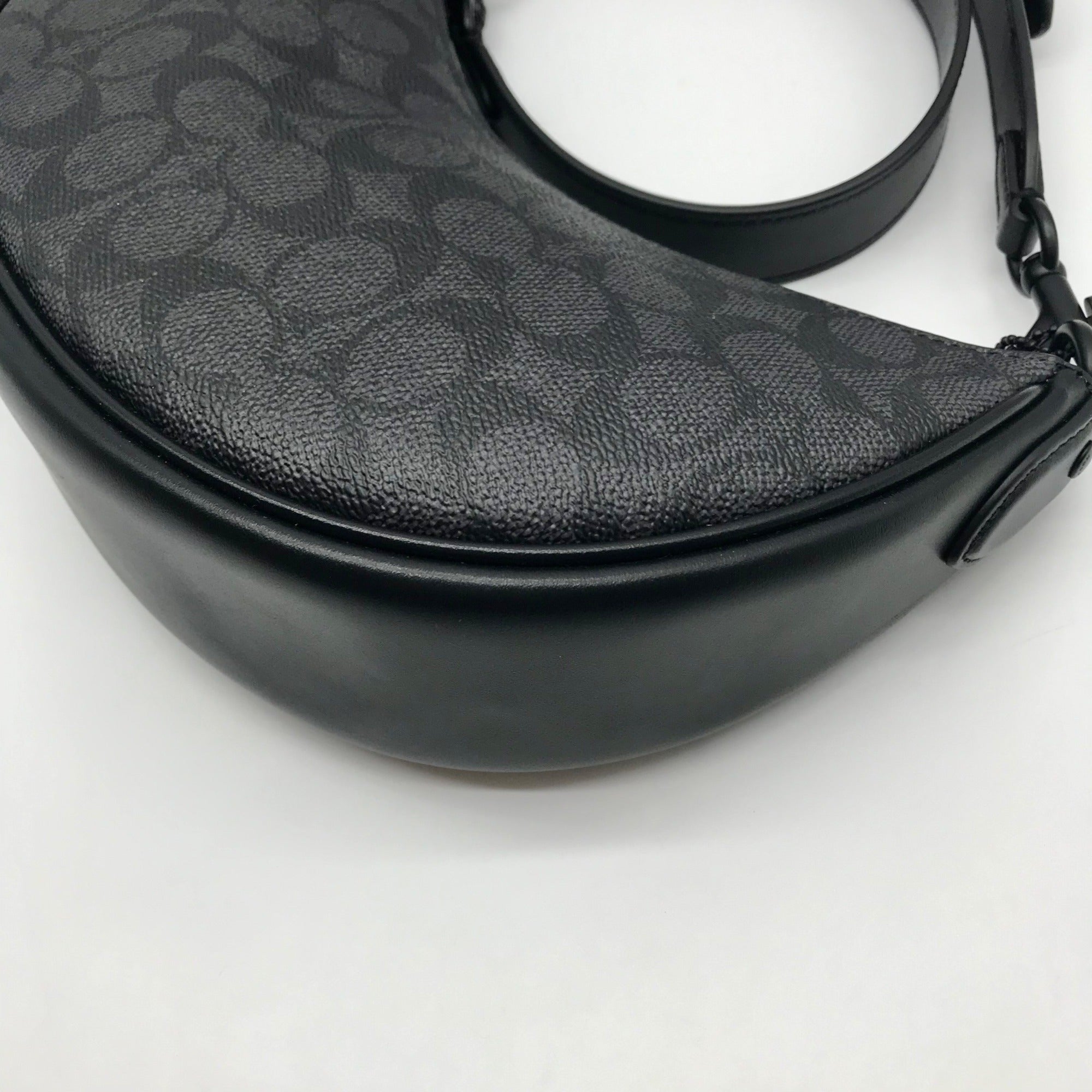 Coach Black Signature Coated Canvas Mira Shoulder Bag CQ764