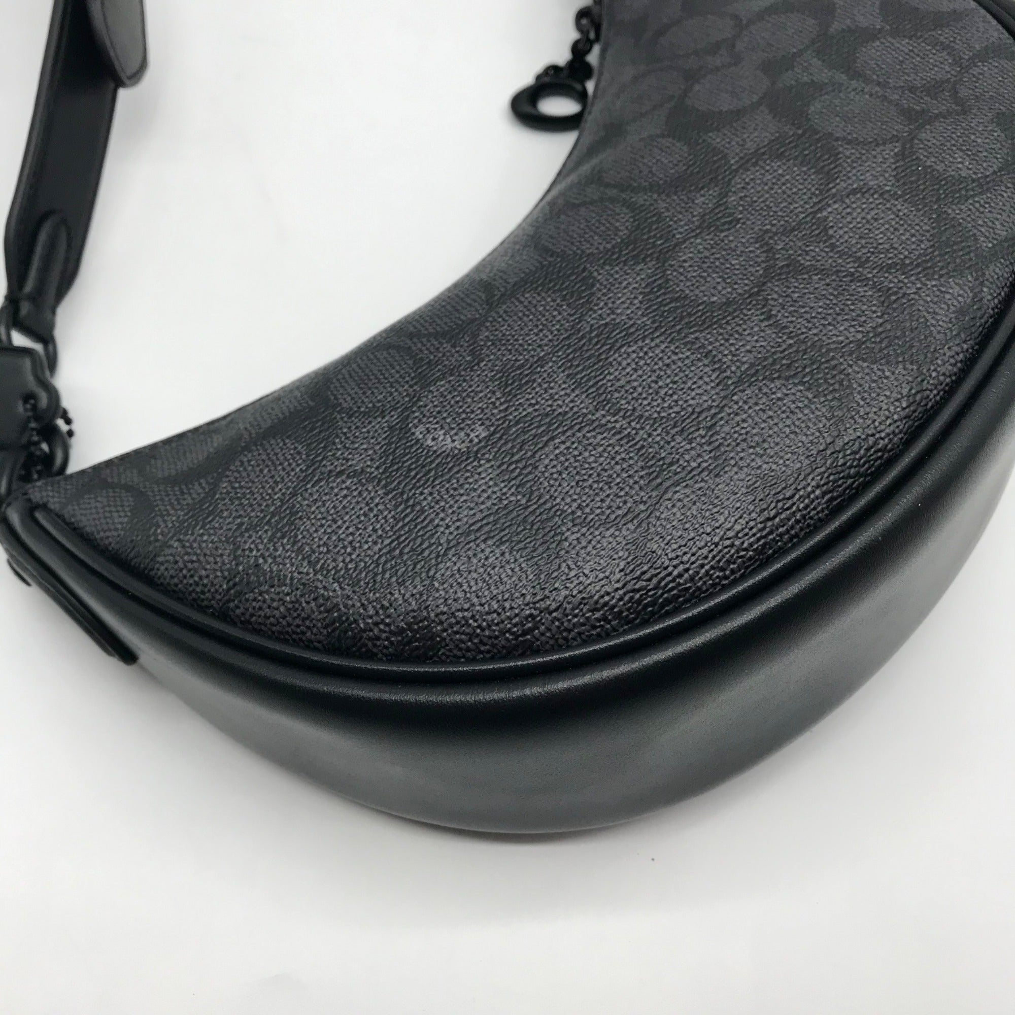 Coach Black Signature Coated Canvas Mira Shoulder Bag CQ764