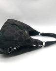 Coach Black Signature Cavas Hobo Bag 21125