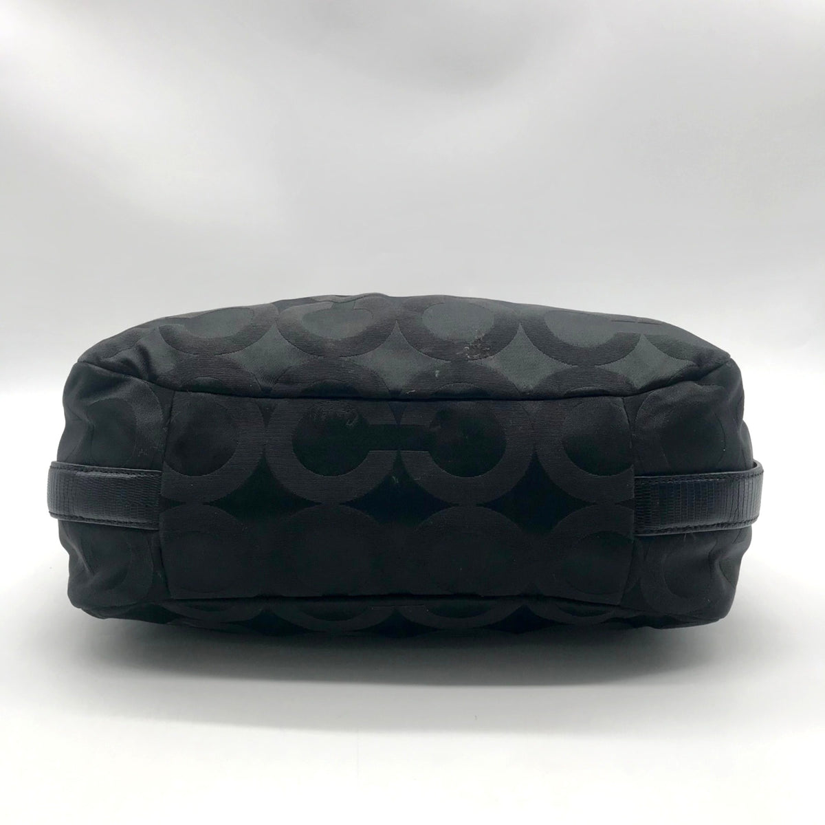 Coach Black Signature Cavas Hobo Bag 21125