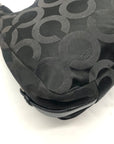 Coach Black Signature Cavas Hobo Bag 21125