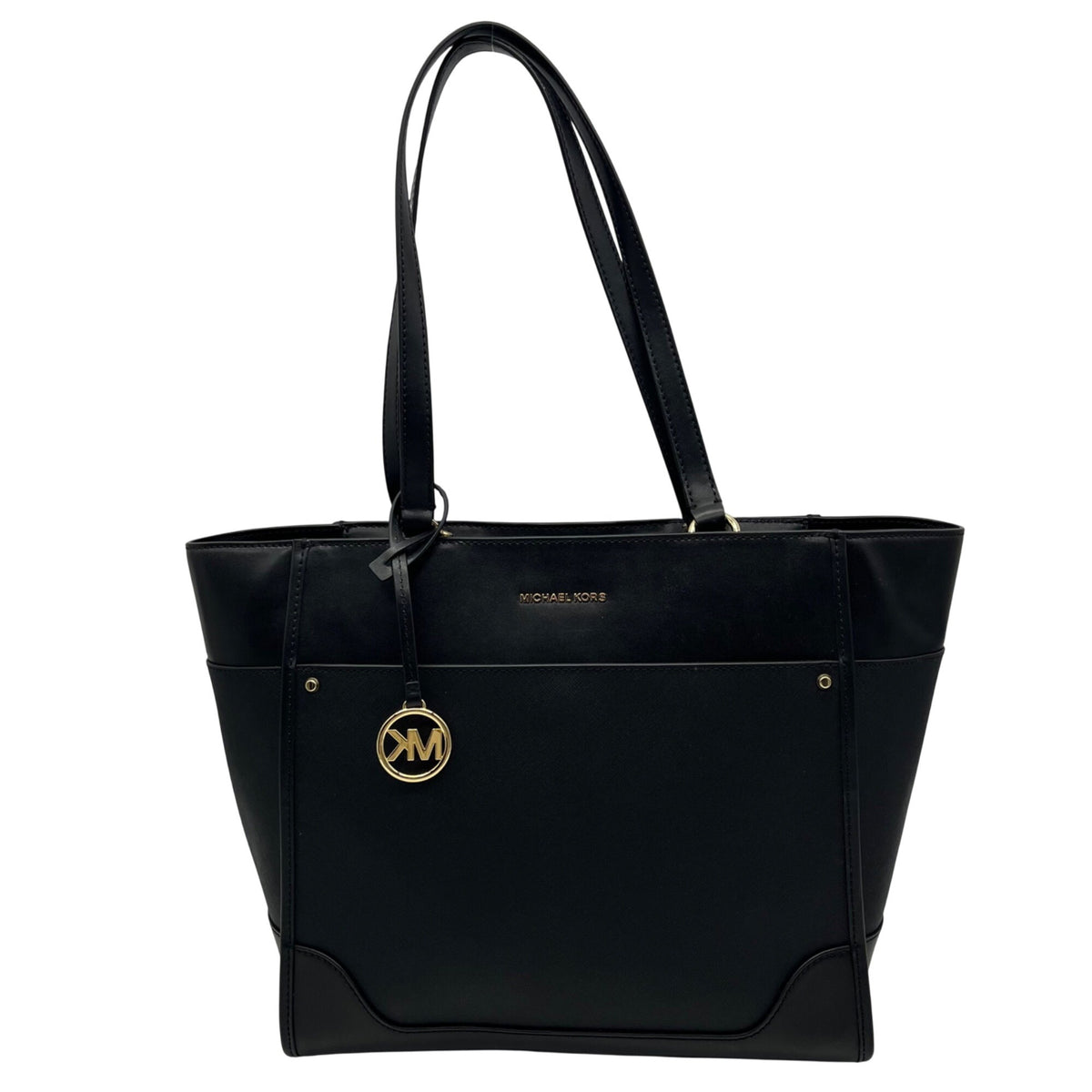 Michael Kors Black Leather Large Shoulder Bag