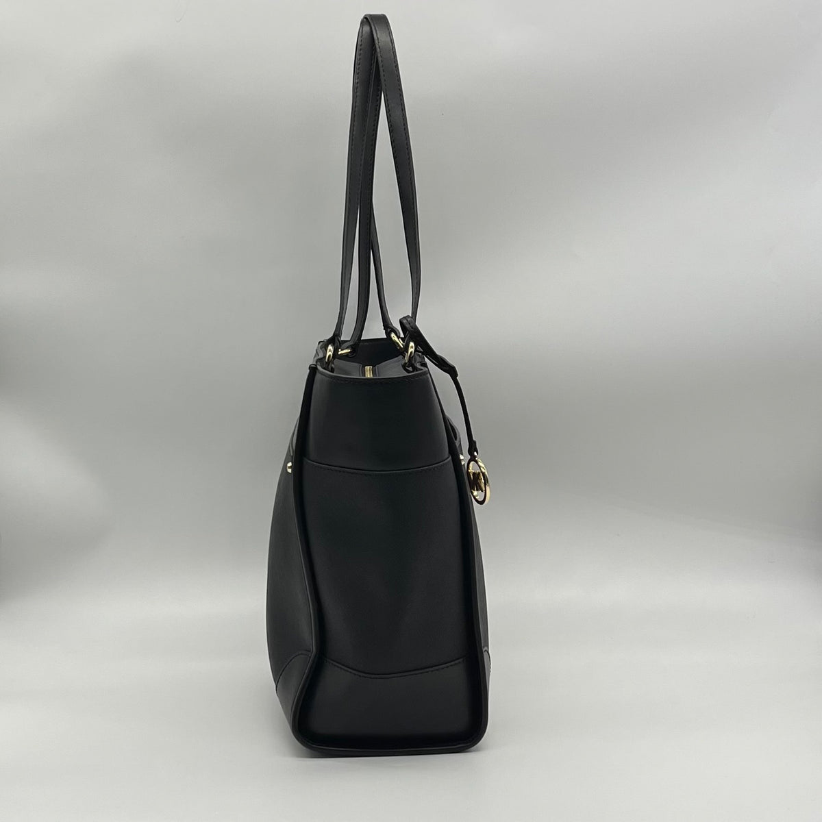 Michael Kors Black Leather Large Shoulder Bag