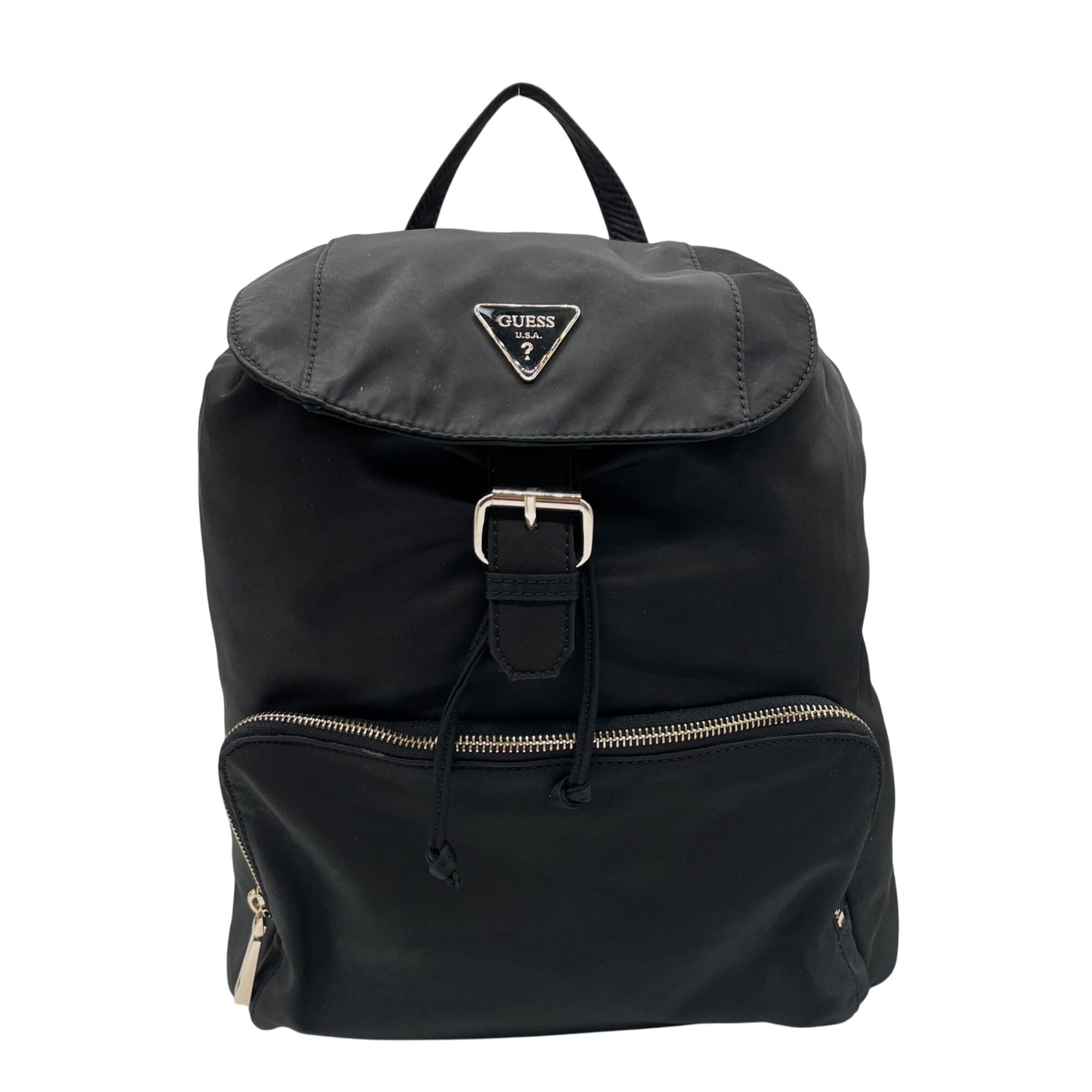 Guess Black Nylon Jaxi Backpack 