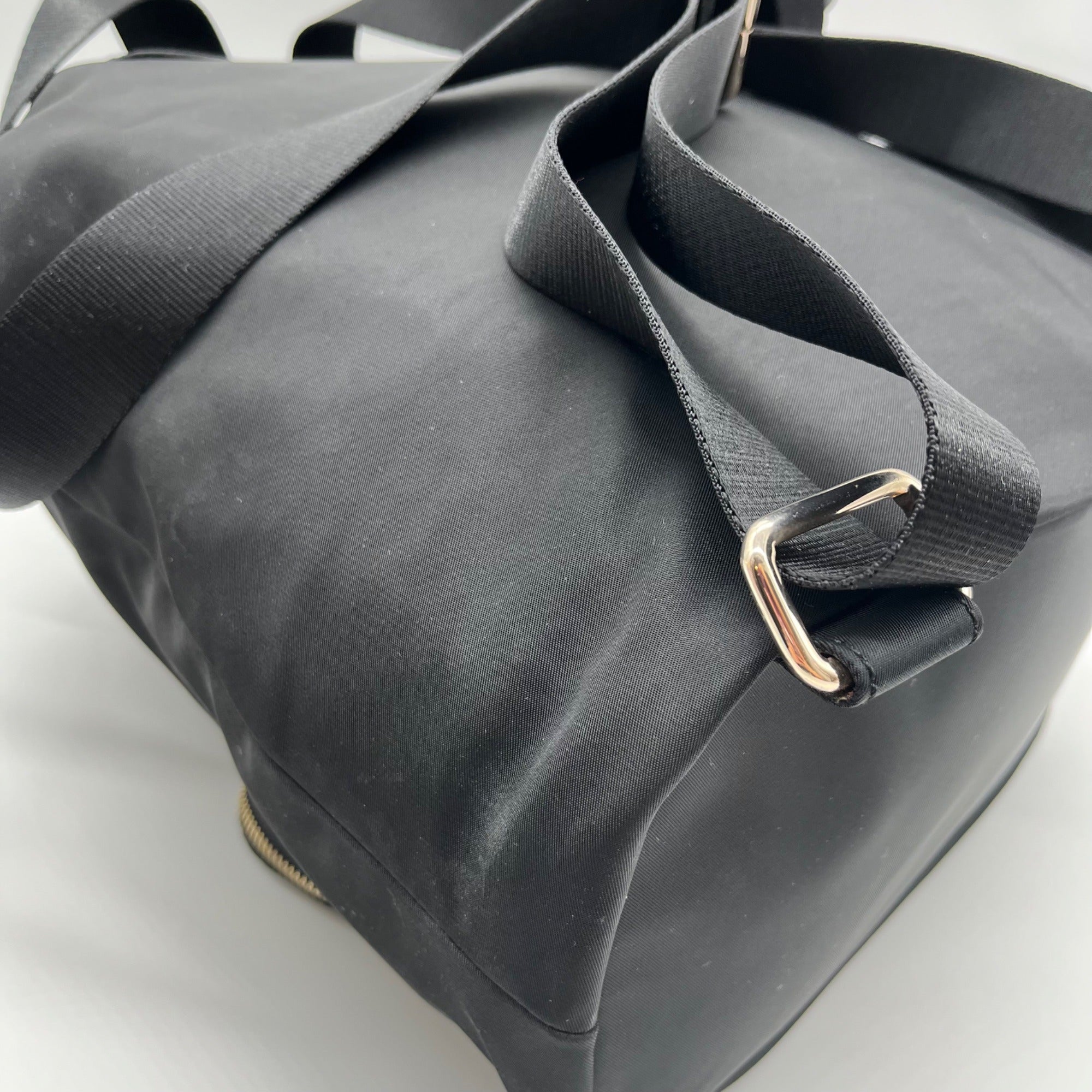 Guess Black Nylon Jaxi Backpack