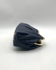 I.N.C. Navy Blue Faux Leather-Reptile Crossbody Bag
