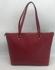 Coach Red Apple Pebbled Leather Gallery Tote 79608