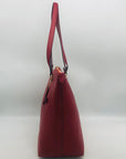 Coach Red Apple Pebbled Leather Gallery Tote 79608