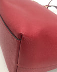 Coach Red Apple Pebbled Leather Gallery Tote 79608