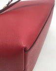 Coach Red Apple Pebbled Leather Gallery Tote 79608