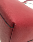 Coach Red Apple Pebbled Leather Gallery Tote 79608