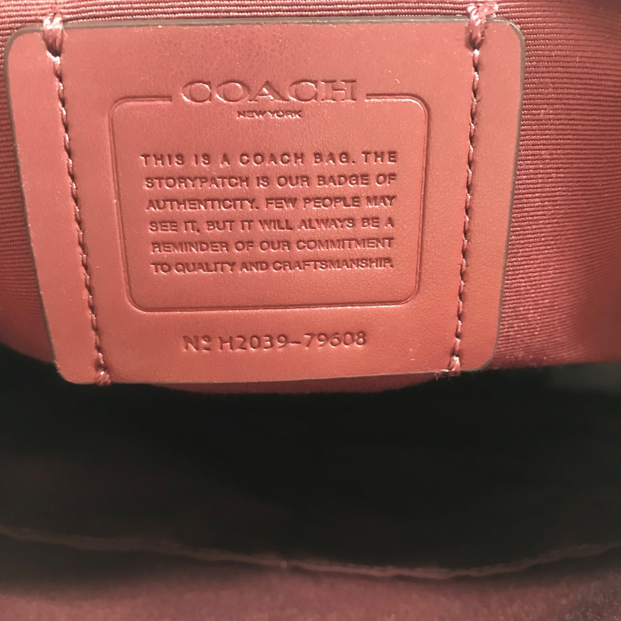 Coach Red Apple Pebbled Leather Gallery Tote 79608