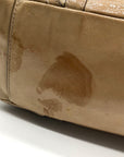 Coach Tan Patent Leather Coach Gallery Tote Bag 10380M