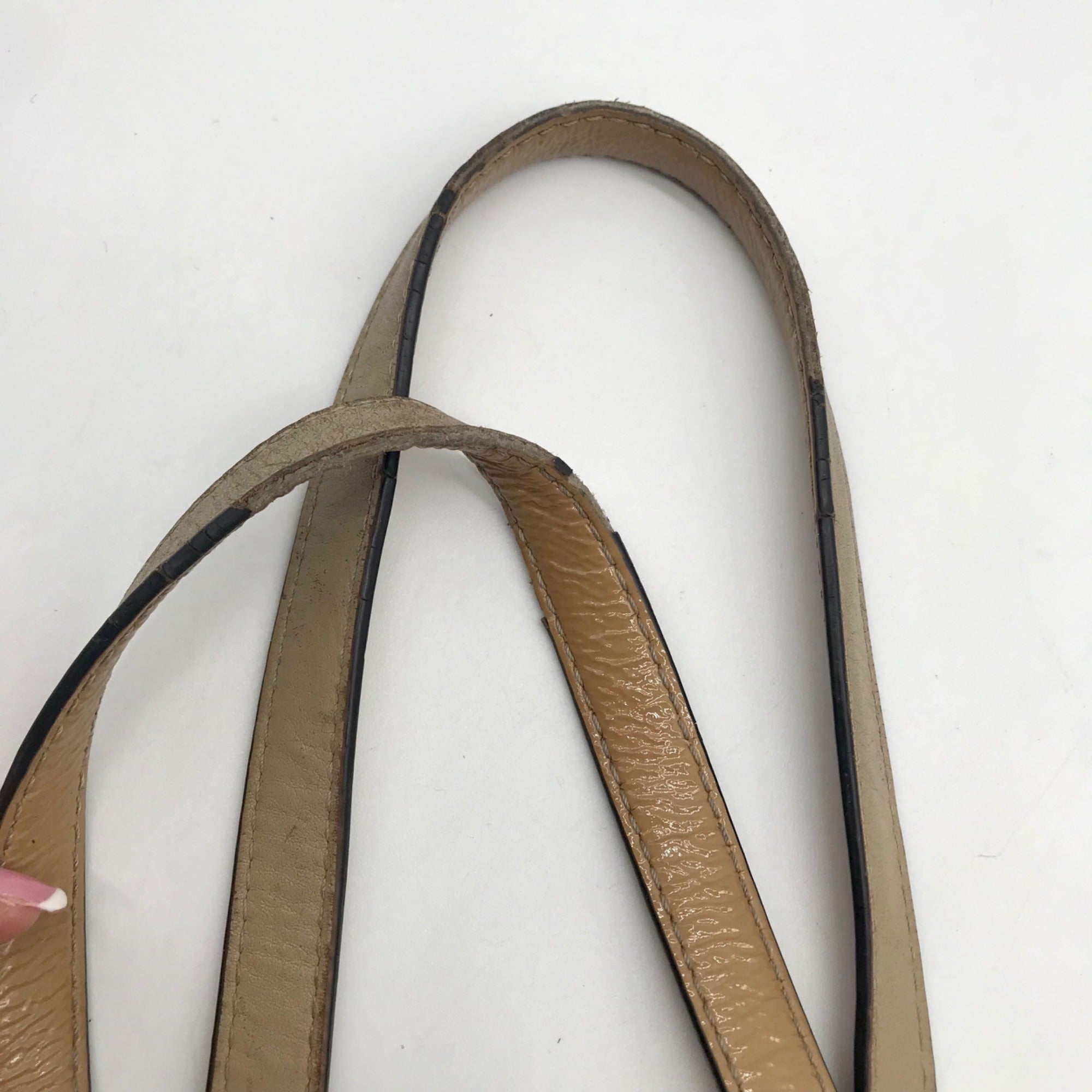 Coach Tan Patent Leather Coach Gallery Tote Bag 10380M