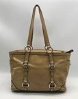 Coach Tan Patent Leather Coach Gallery Tote Bag 10380M