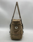 Coach Tan Patent Leather Coach Gallery Tote Bag 10380M