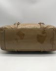 Coach Tan Patent Leather Coach Gallery Tote Bag 10380M