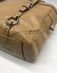 Coach Tan Patent Leather Coach Gallery Tote Bag 10380M
