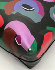 Kate Spade Black Leather Molly Floral Collage Tote Bag