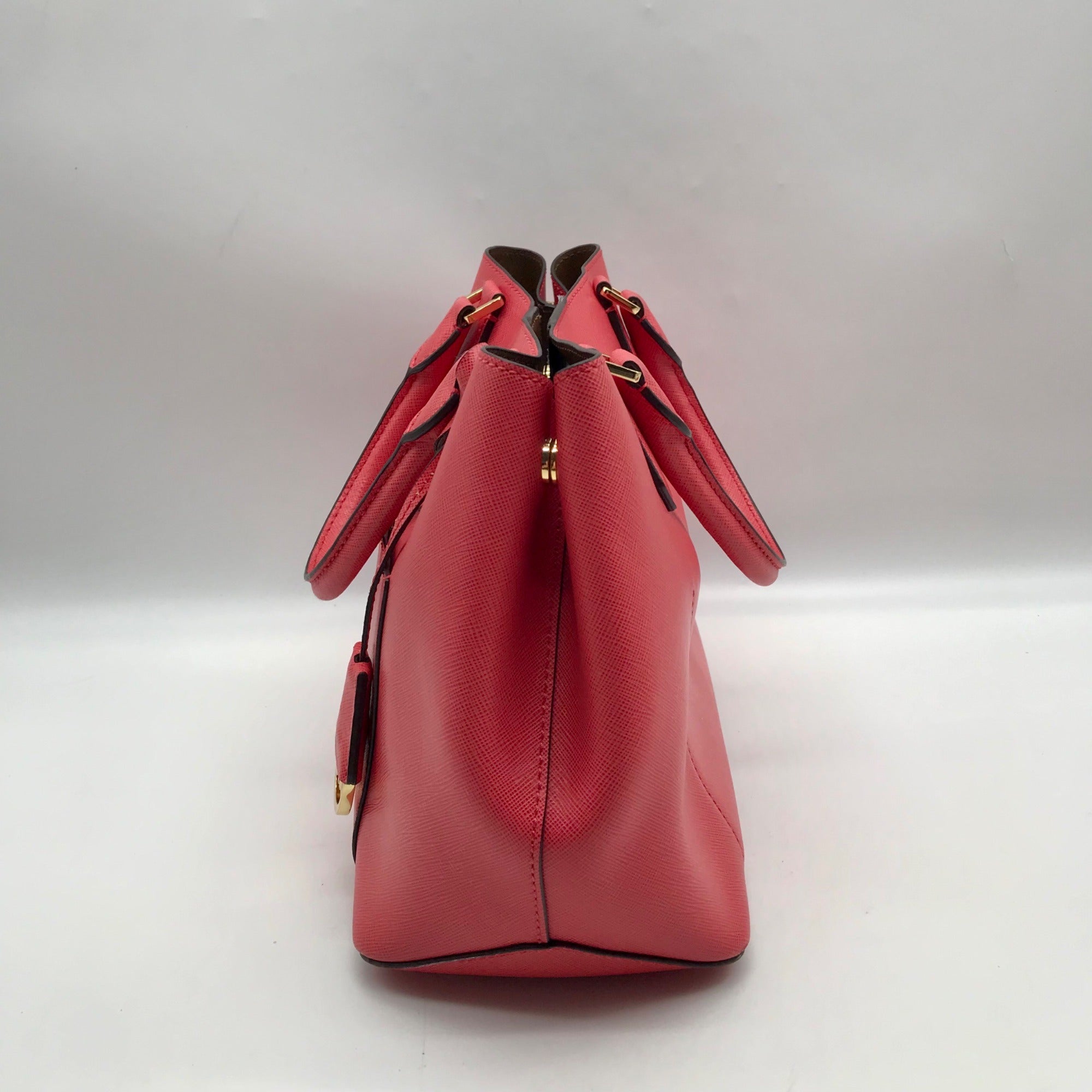 Michael Kors Greenwich Rose Pink Saffiano Leather Tote Bag