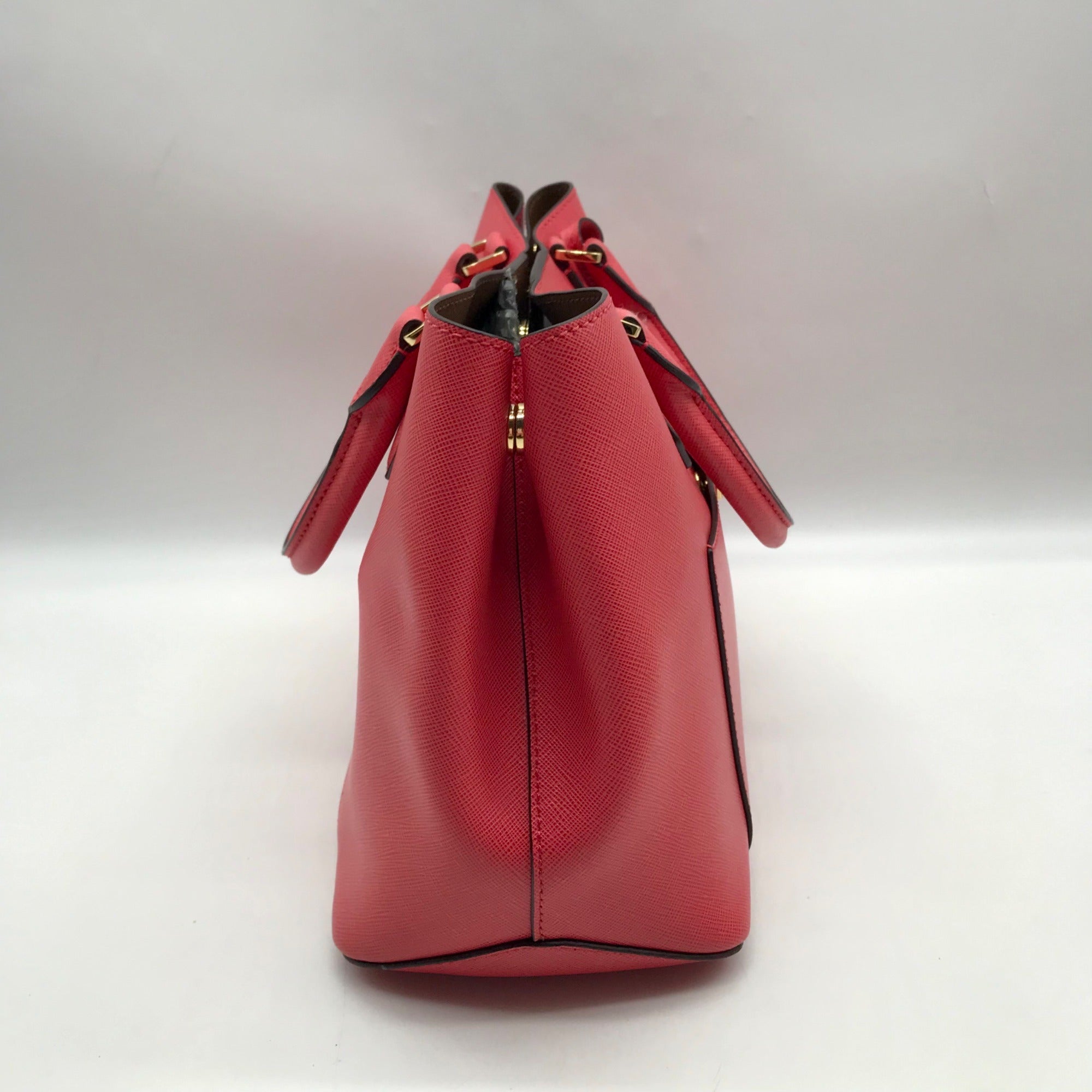 Michael Kors Greenwich Rose Pink Saffiano Leather Tote Bag
