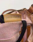 Dooney & Bourke Red & Brown Pebbled Grain Pocket Crossbody