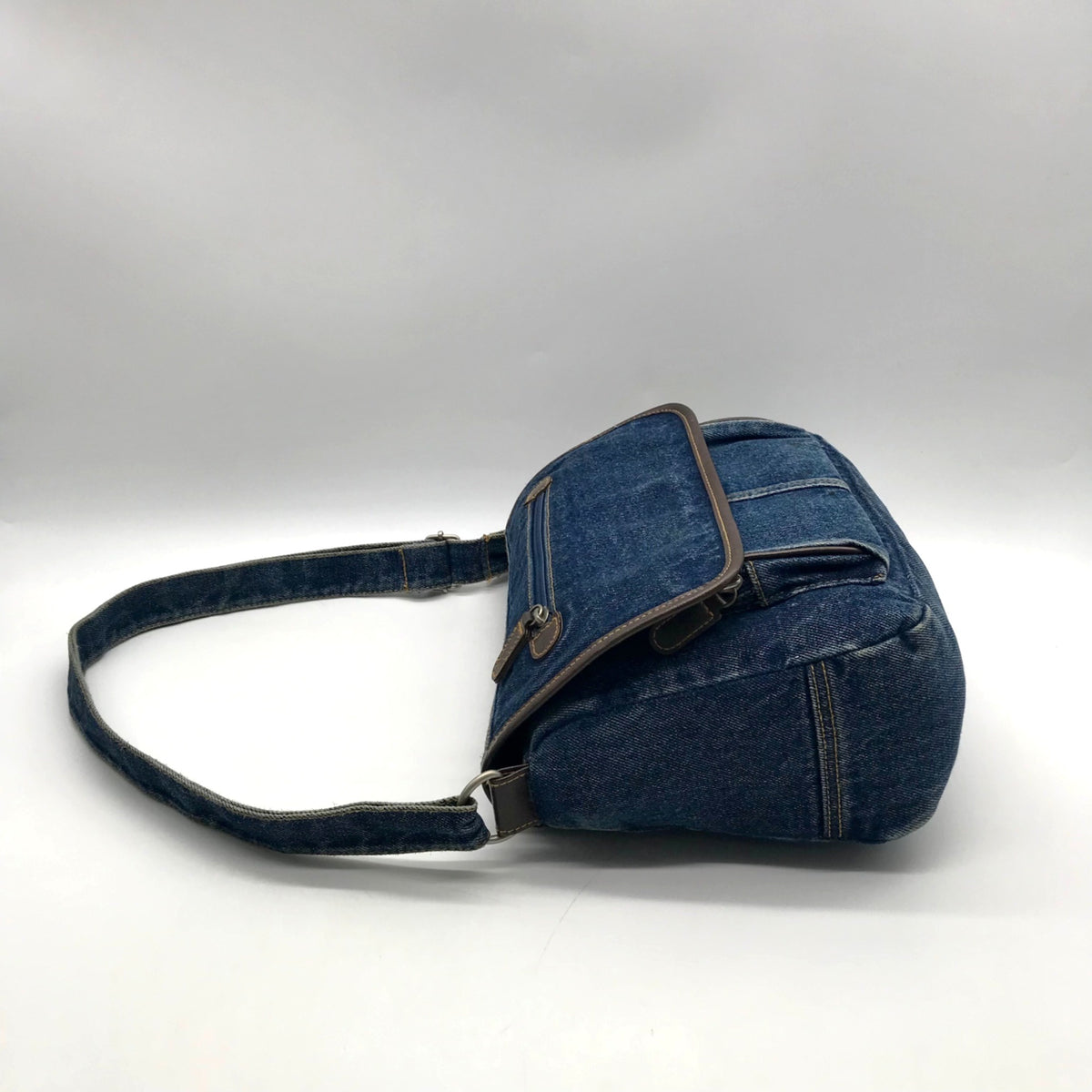 Blue Denim  Shoulder Bag