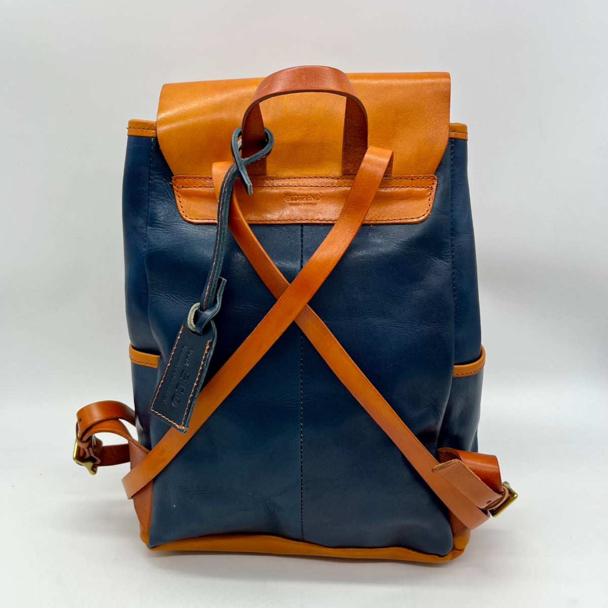 Old Trend Blue Genuine Leather Out West Backpack