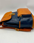 Old Trend Blue Genuine Leather Out West Backpack