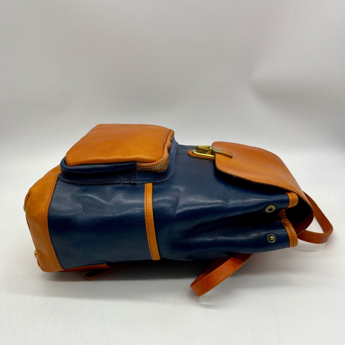 Old Trend Blue Genuine Leather Out West Backpack