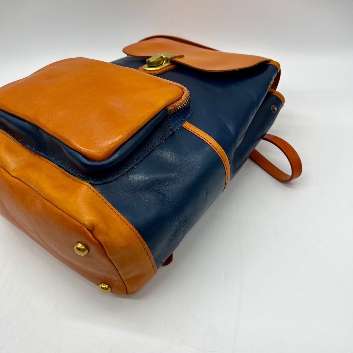 Old Trend Blue Genuine Leather Out West Backpack