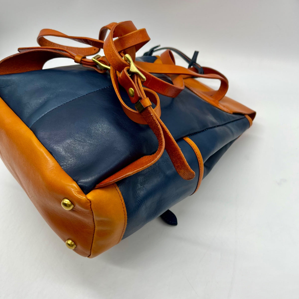 Old Trend Blue Genuine Leather Out West Backpack