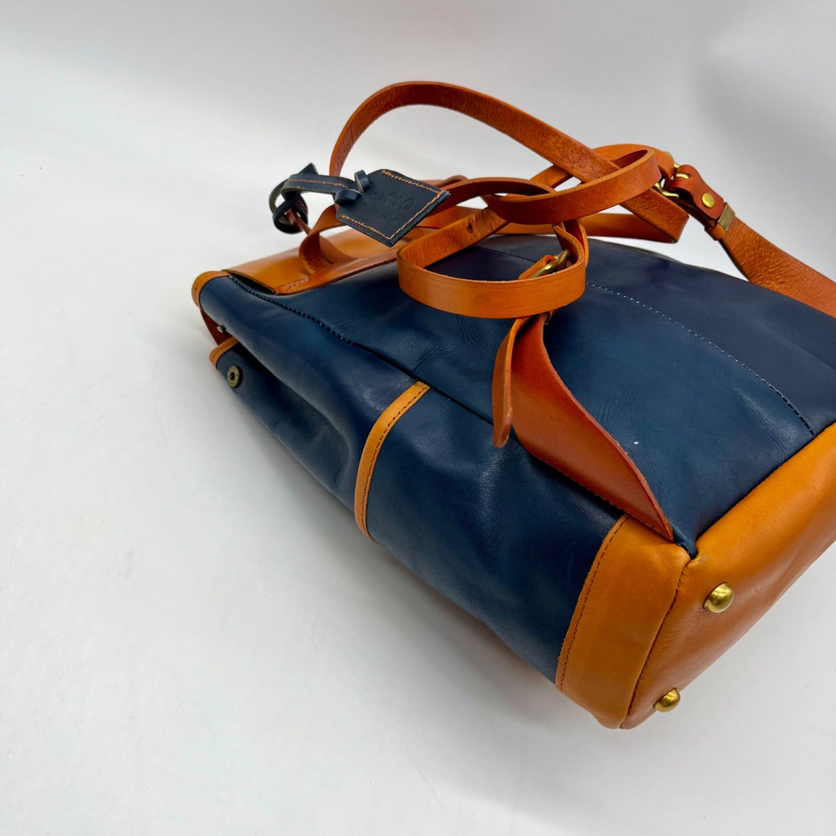 Old Trend Blue Genuine Leather Out West Backpack