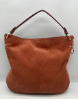 Rebecca Minkoff Brown Suede Jody Convertible Shoulder Bag