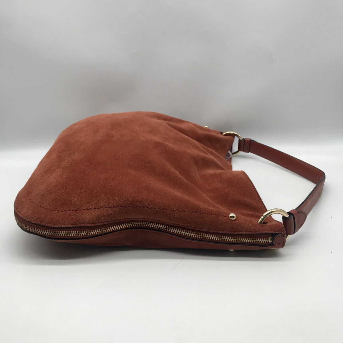 Rebecca Minkoff Brown Suede Jody Convertible Shoulder Bag
