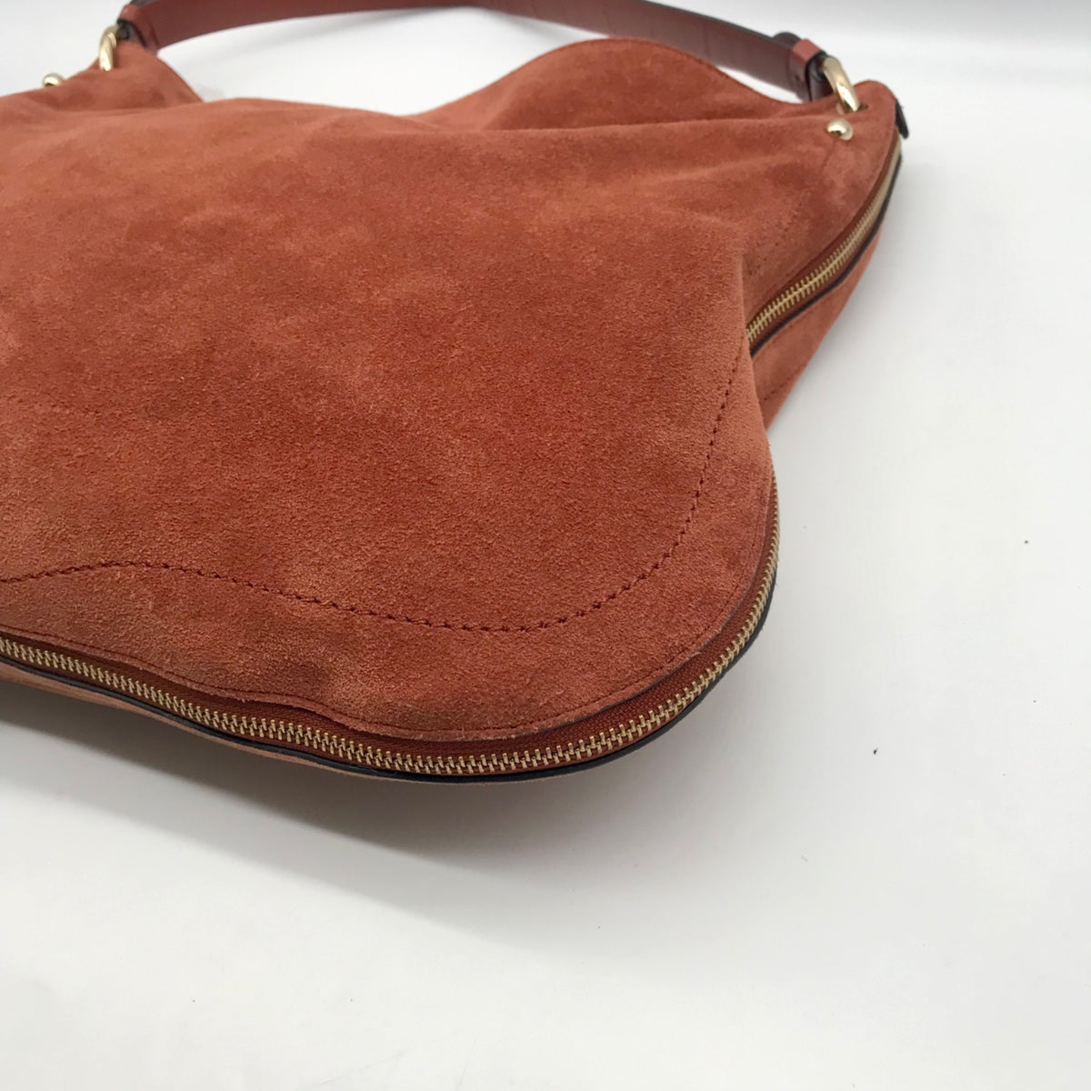Rebecca Minkoff Brown Suede Jody Convertible Shoulder Bag