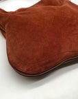 Rebecca Minkoff Brown Suede Jody Convertible Shoulder Bag