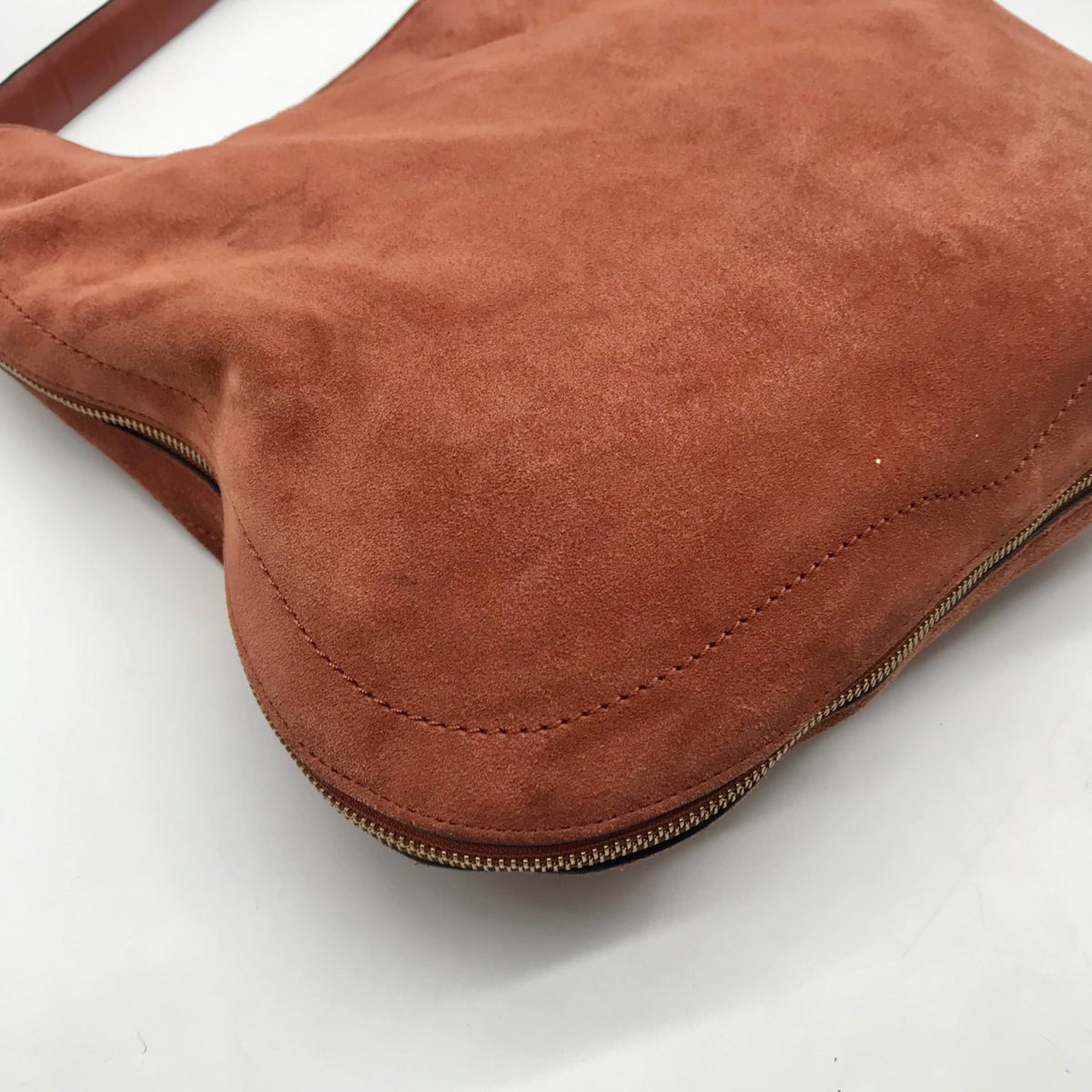Rebecca Minkoff Brown Suede Jody Convertible Shoulder Bag