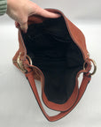 Rebecca Minkoff Brown Suede Jody Convertible Shoulder Bag