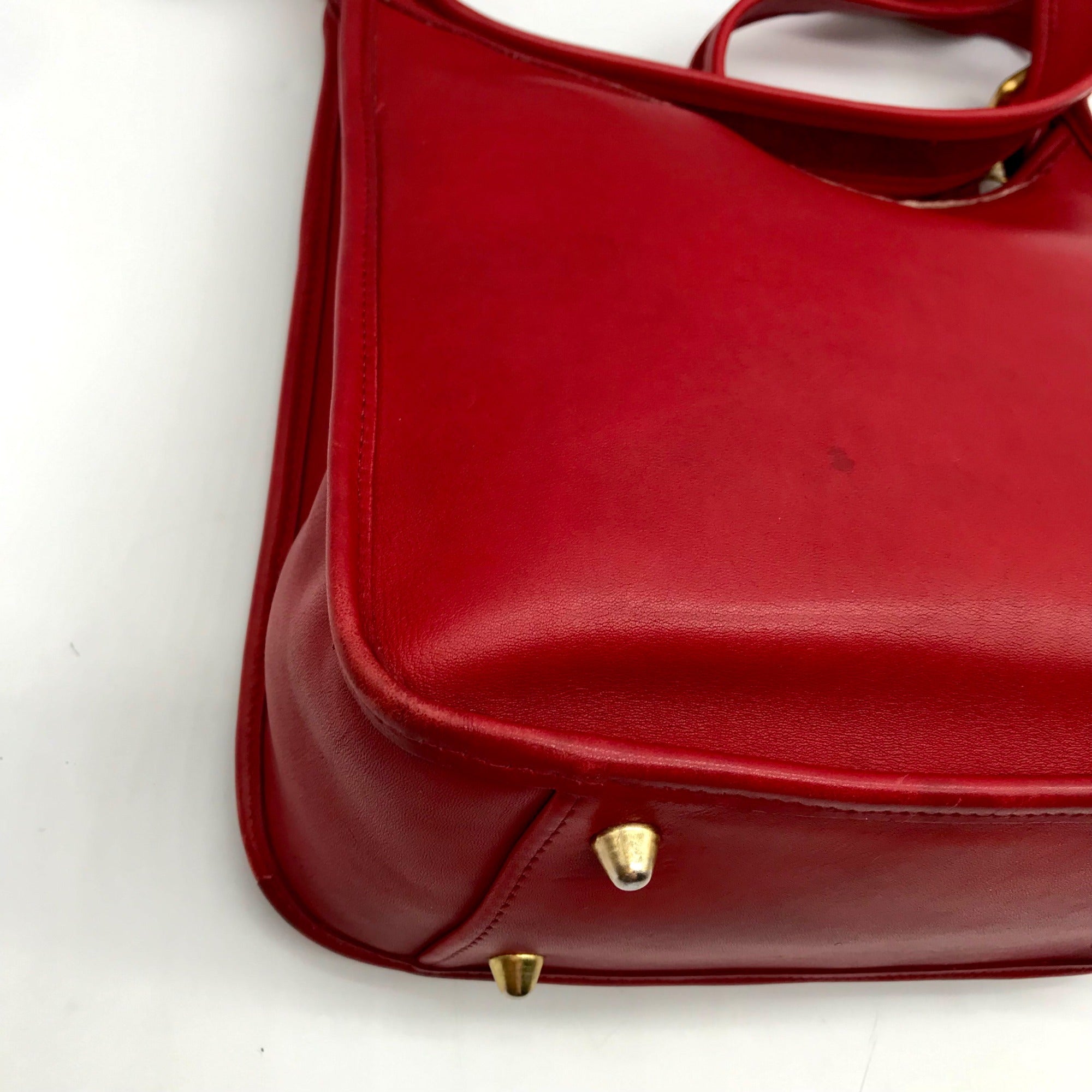 Coach Red Leather Vintage Legacy Zip Crossbody 9966