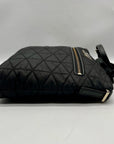 Kate Spade Black Quilted Fabric Wilson Dessi Bag