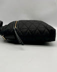 Kate Spade Black Quilted Fabric Wilson Dessi Bag