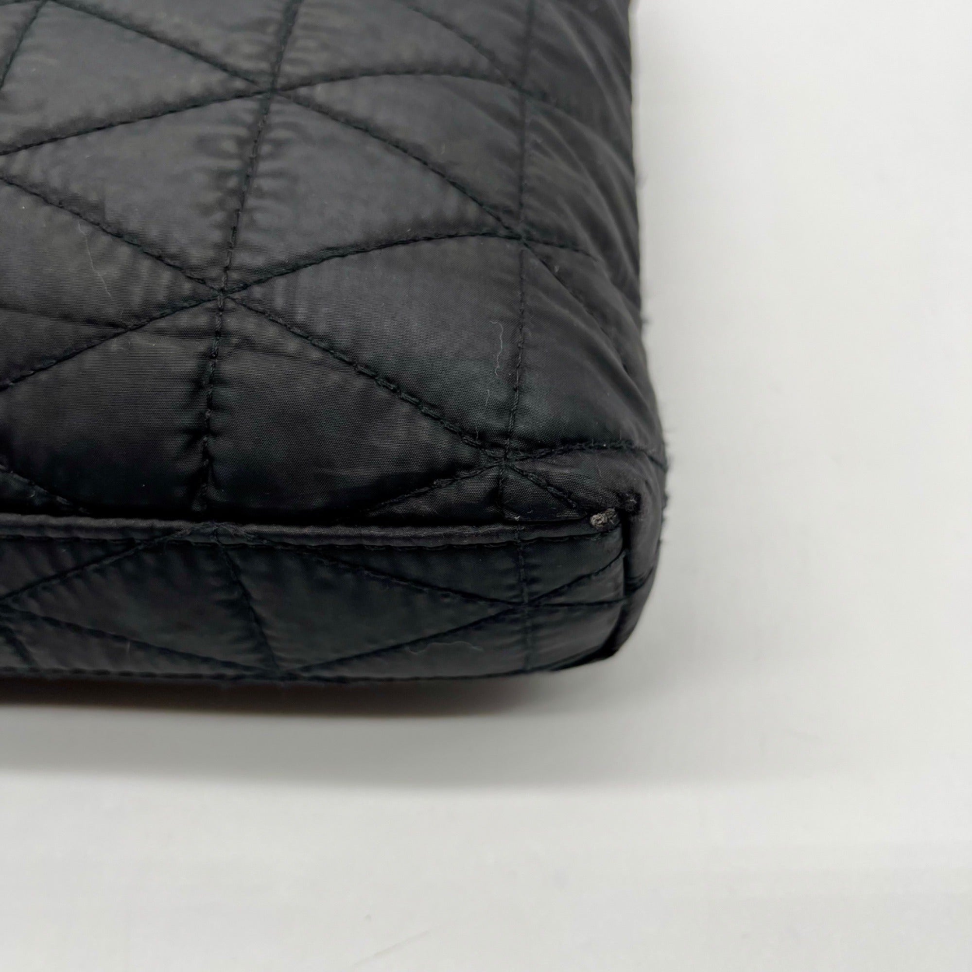 Kate Spade Black Quilted Fabric Wilson Dessi Bag