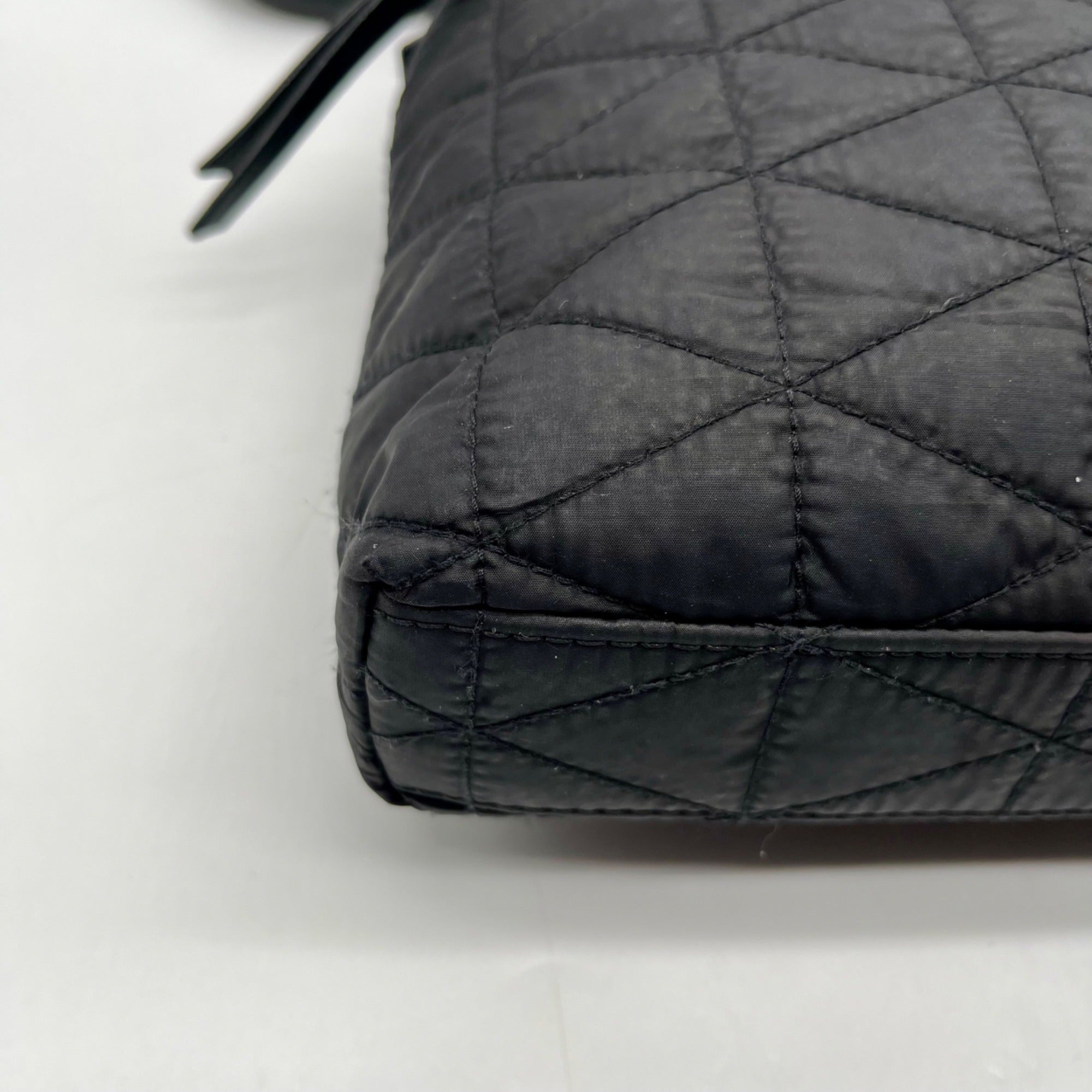 Kate Spade Black Quilted Fabric Wilson Dessi Bag