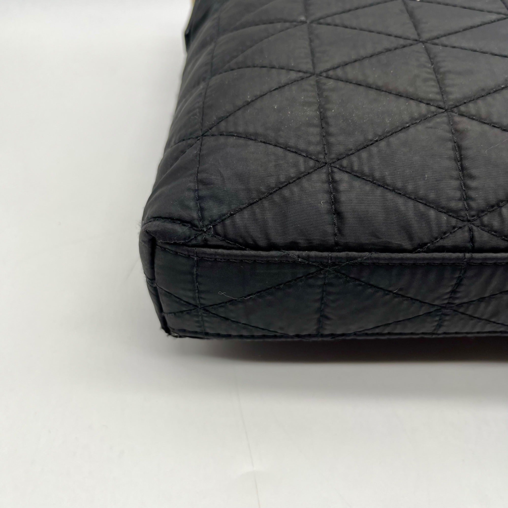 Kate Spade Black Quilted Fabric Wilson Dessi Bag