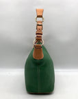 Dooney & Bourke Emerald Green Pebble Leather Shoulder Bag