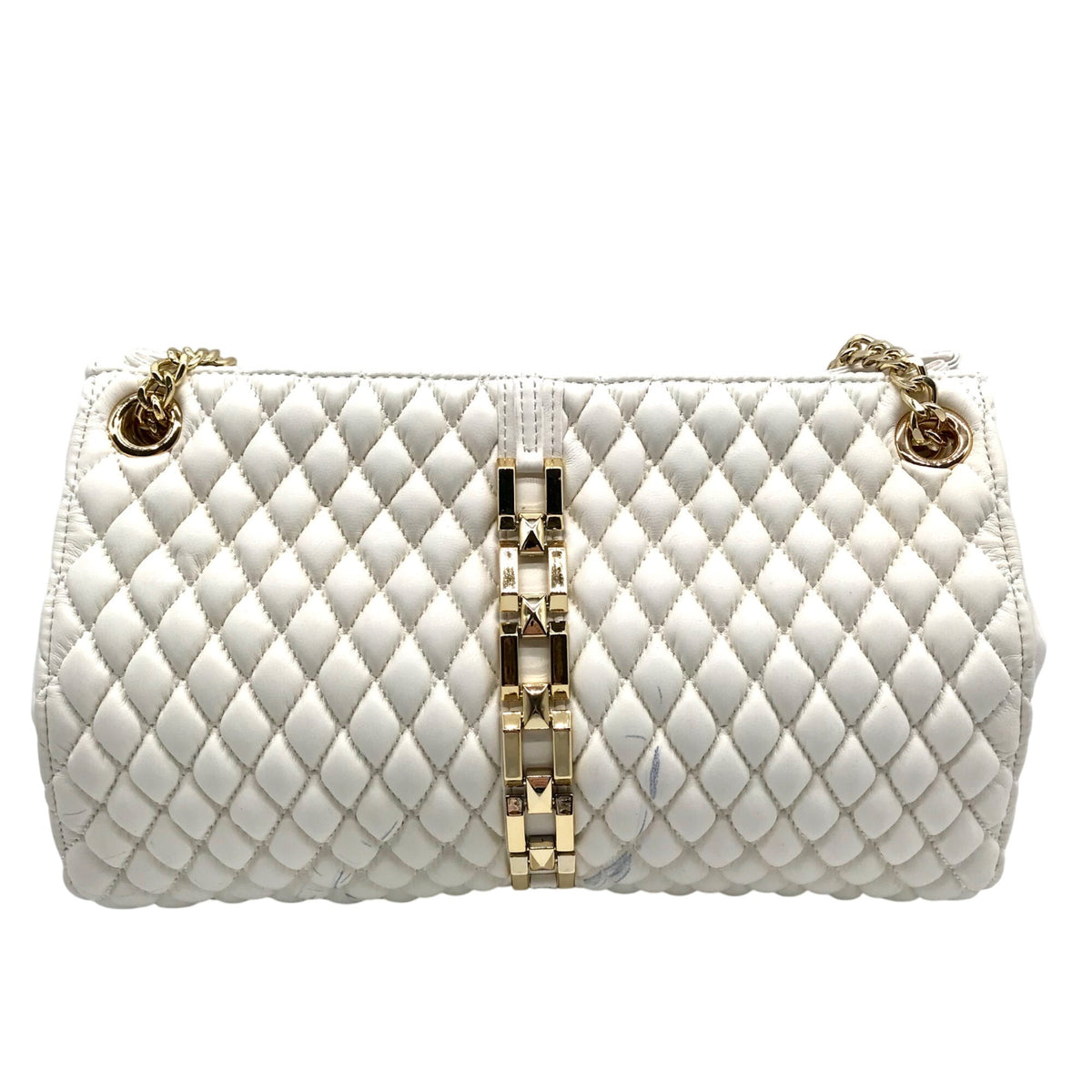 I.N.C International Concepts Vanilla Quilted Harrper Aurora Shoulder Bag