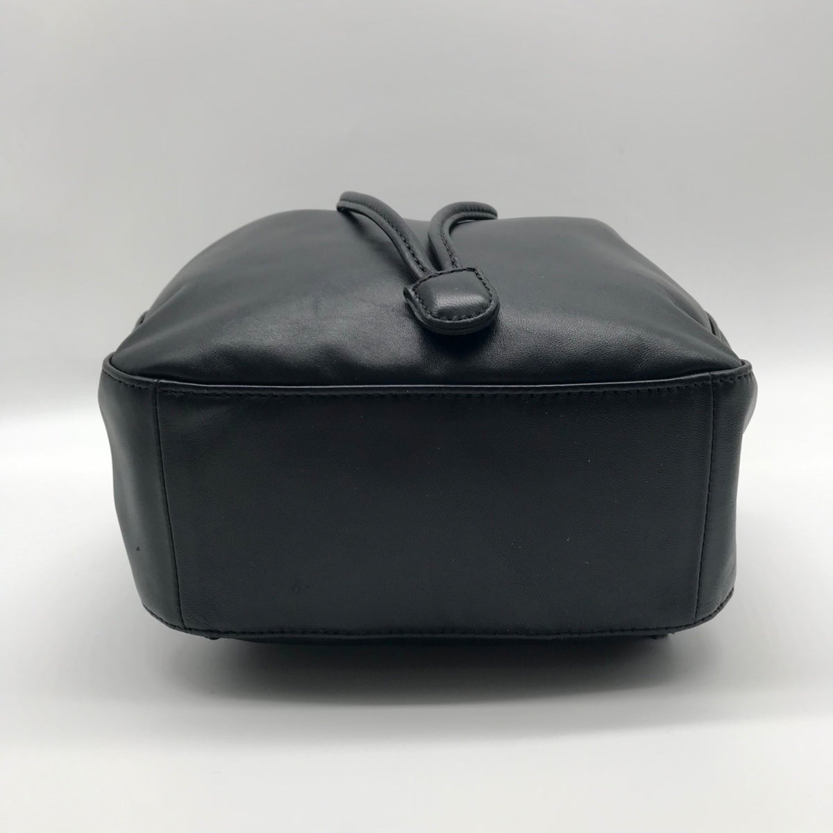 Longchamp Black Cavalcade Leather Backpack