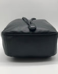 Longchamp Black Cavalcade Leather Backpack