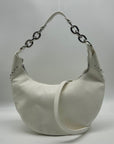 I.N.C. International Concepts Vanilla Faux Leather Giannaa Medium Stud Hobo Bag